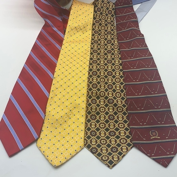 Tommy Hilfiger Other - Tommy Hilfiger lot of 4 100% silk Ties